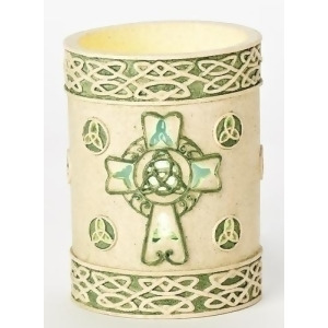 5 Irish Inspired Celtic Knot Religious Flame-less Candle - All