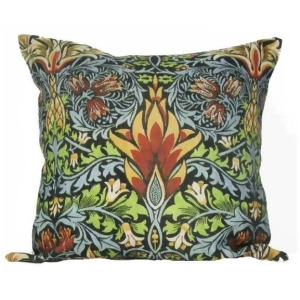 William Morris Antique Pineapple Design Decorative Accent Throw Pillow with Insert 18 - All