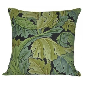 William Morris Antique Leaves Design Decorative Accent Throw Pillow with Insert 18 - All