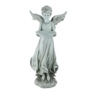 17.75 Josephs Studio Inspirational Angel Decorative Outdoor Bird Feeder Garden Statue - All