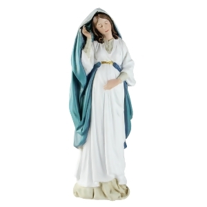 8.75 Joseph's Studio Garden Pregnant Holy Mother Mary Religious Figure - All