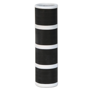 Club Pack of 50 Decorative Black and White Serpentines - All