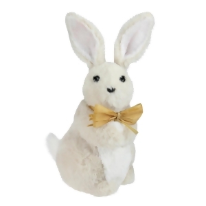 11.5 Beige Plush Standing Easter Bunny Rabbit Boy Spring Figure - All
