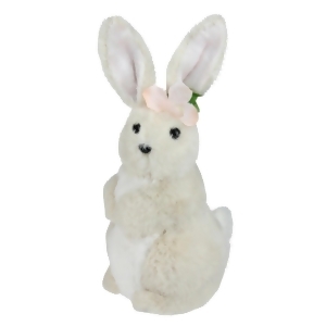 11.5 Beige Plush Standing Easter Bunny Rabbit Girl Spring Figure - All