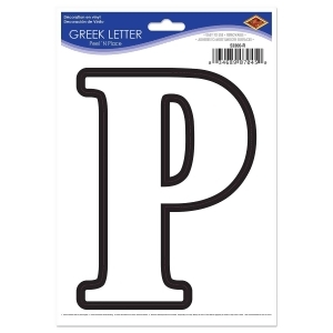 Club Pack of 12 Peel N Place Decorative Vinyl Greek Letter R 8.5 - All