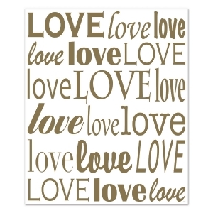 Pack of 6 Decorative Love Complete Photo Wall Insta-Mural 6 - All