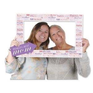 Club Pack of 12 Mother's Day Digital Photo Fun Frame with Handheld Props 23.5 - All