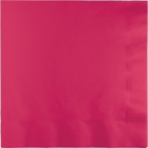 Club Pack of 240 Hot Pink Disposable Beverage Napkins 6.5 - All
