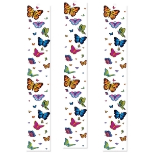 Club Pack of 12 Colorful Springtime Butterfly Party Panel Hanging Decorations 72 - All