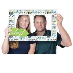 Club Pack of 12 Father's Day Digital Photo Fun Frame with Handheld Props 23.5 - All