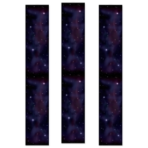 Club Pack of 12 Starry Night Constellation Party Panels Hanging Decorations 72 - All