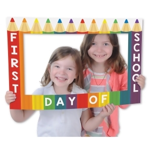 Club Pack of 12 First Day of School Digital Photo Fun Frame with Handheld Props 23.5 - All