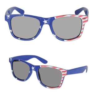 Pack of 6 Stars and Stripes Patriotic Party Sunglasses 6 - All