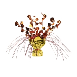 Club Pack of 12 Acorn Gleam n Burst Fall Leaves Centerpiece Decoration 11 - All