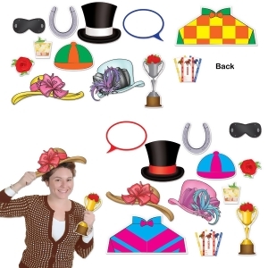 Club Pack of 144 Derby Day Horse Racing Photo Fun Signs - All
