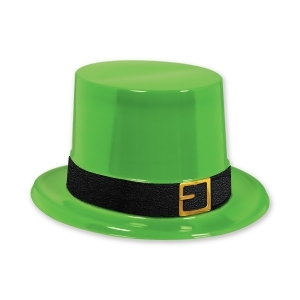 Club Pack of 25 Green St. Patrick's Day Party Leprechaun Top Hats - All