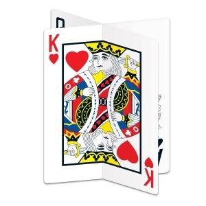 Club Pack of 12 Casino 3-D Playing Card Table Top Centerpieces 12 - All