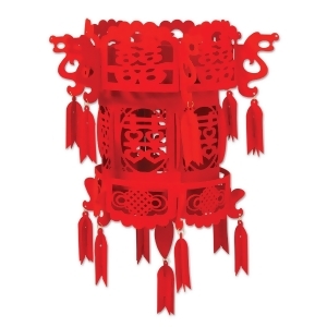 Club Pack of 12 Decorative Red Asian Hanging Chinese Palace Lanterns 18 - All