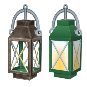 Pack of 12 Double Sided Rustic 3-D Lantern Table Centerpiece 11 - All