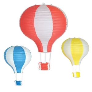Club Pack of 18 Hot Air Balloon Paper Hanging Lantern Decorations 22 - All