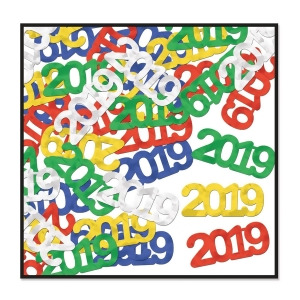Pack of 12 Multi-Color Fanci-Fetti New Year's Silhouettes Party Decorations - All
