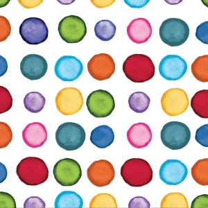 Club Pack of 288 Multi Colored Polka Dot and Stripes Disposable Beverage Napkins 5 - All