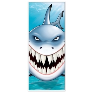 Pack of 12 Under the Sea Shark Hanging Door Cover 6' - All