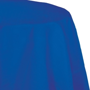 Club Pack of 12 Cobalt Blue Decorative Paper-Lined Octy Round Tablecloth 82 - All