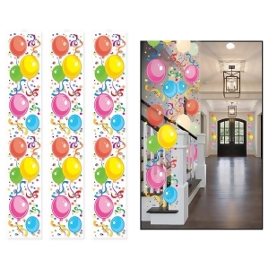 Club Pack of 36 Balloon Party Panels Hanging Decorations 6' - All