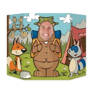 Pack of 6 Camping Woodland Friends Party Photo Prop 37 - All