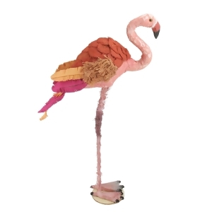 21.5 Tropical Textured Pink Flamingo Table Top Decoration - All