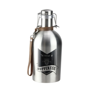 11 Stainless Steel The Pursuit Of Hoppiness On the Go Micro Bro Growler - All