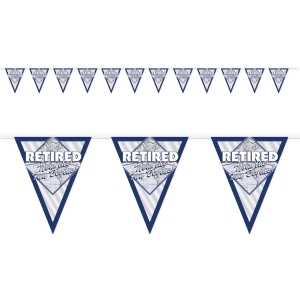 Club Pack of 12 Decorative Retired Now the Fun Begins Pennant Banners 12 - All