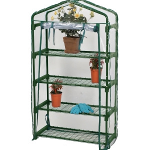 49 Outdoor Spring Bloom Heavy Duty Four Tier Greenhouse - All