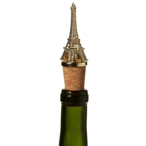 Set of 4 Golden Eiffel Tower Wine Bottle Cork Stopper 4 - All