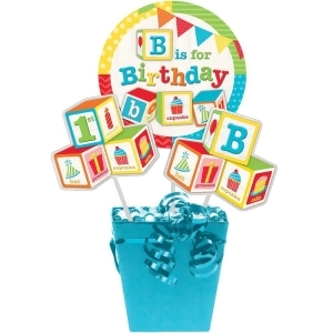 Club Pack of White and Blue Birthday Themed Centerpiece Sticks 17.12 - All