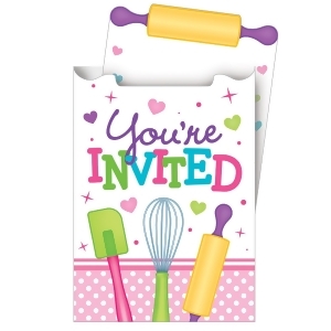 Club Pack of 48 Multicolored You're Invited Party Invitation Cards - All