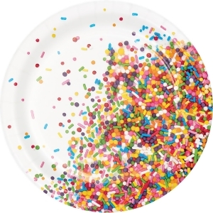 Club Pack of 96 Mulitcolored Disposable Plastic Party Banquet Luncheon Plates 7 - All