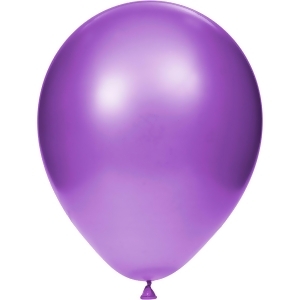 Club Pack of 180 Amethyst Purple Glossy Latex Party Balloons 8.07 - All