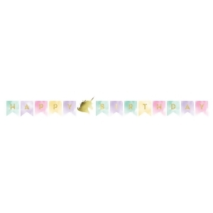 Club Pack of 12 Pink and Purple Birthday Party Banner with Twine 66 - All