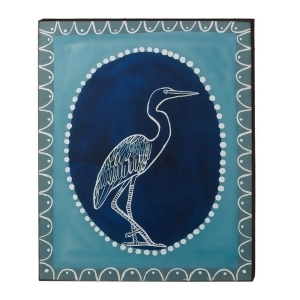 19 Unframed Decorative Boarder Blue and White Shorebird Hanging Wall Art - All