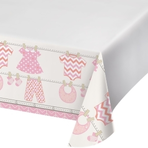 White and Pink Bedtime Cloths Collections Print Rectangular Tablecover 88 - All