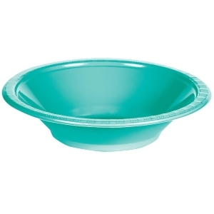 Club Pack of 240 Teal Disposable Paper Party Snack Bowls 12oz - All