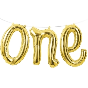Club Pack of 12 Gold Party Foil Balloon Banners 60 - All