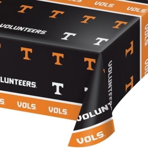 Pack of 12 Black and Orange University of Tennessee Knoxville Table Covers 108 - All