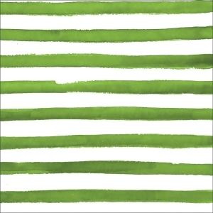 Club Pack of 192 Light Green Dotted and Striped Disposable Luncheon Napkin 6.5 - All