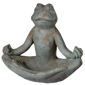 15 Gray Magnesia Ardha Padmasana Lotus Meditation Pose Yoga Frog Accents - All