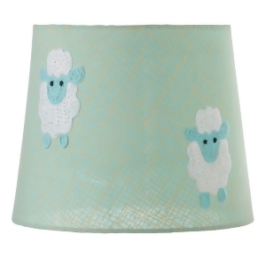 Blue and White Decorative Embroidered Sheep Designed Lamp Shade 10 - All