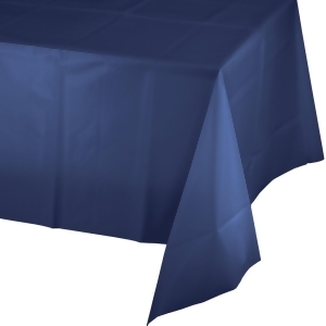 Club Pack of 12 Navy Blue Plastic Disposable Party Table Covers 108 - All