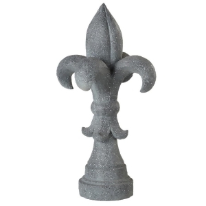 23 Dark Gray Weathered Fleur de Lis Decorative Table Top Figurines - All